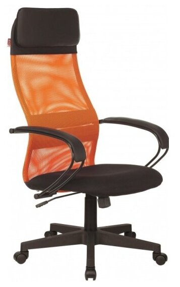 Кресло руководителя Easy Chair VB_EChair-655 TTW_OR сетка/ткань оранжевый, пластик