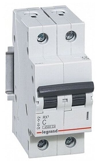 Автоматический выключатель Legrand RX3 32А 2P (C) 4,5kA, 419700