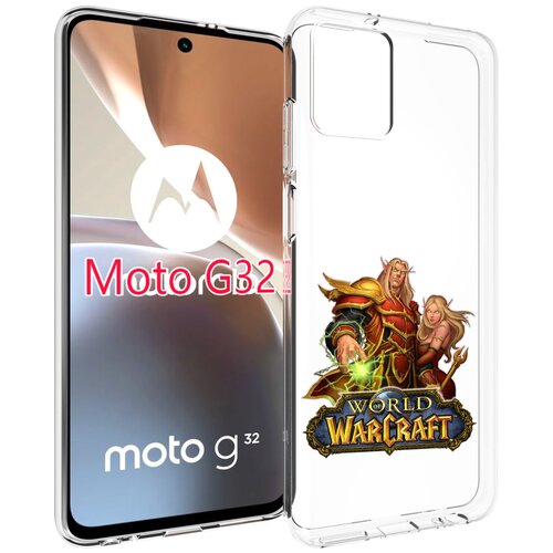 Чехол MyPads варкрафт2 для Motorola Moto G32 задняя-панель-накладка-бампер