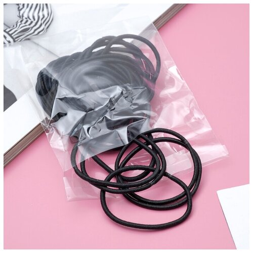 Резинки для волос чёрные набор 30 шт 399₽