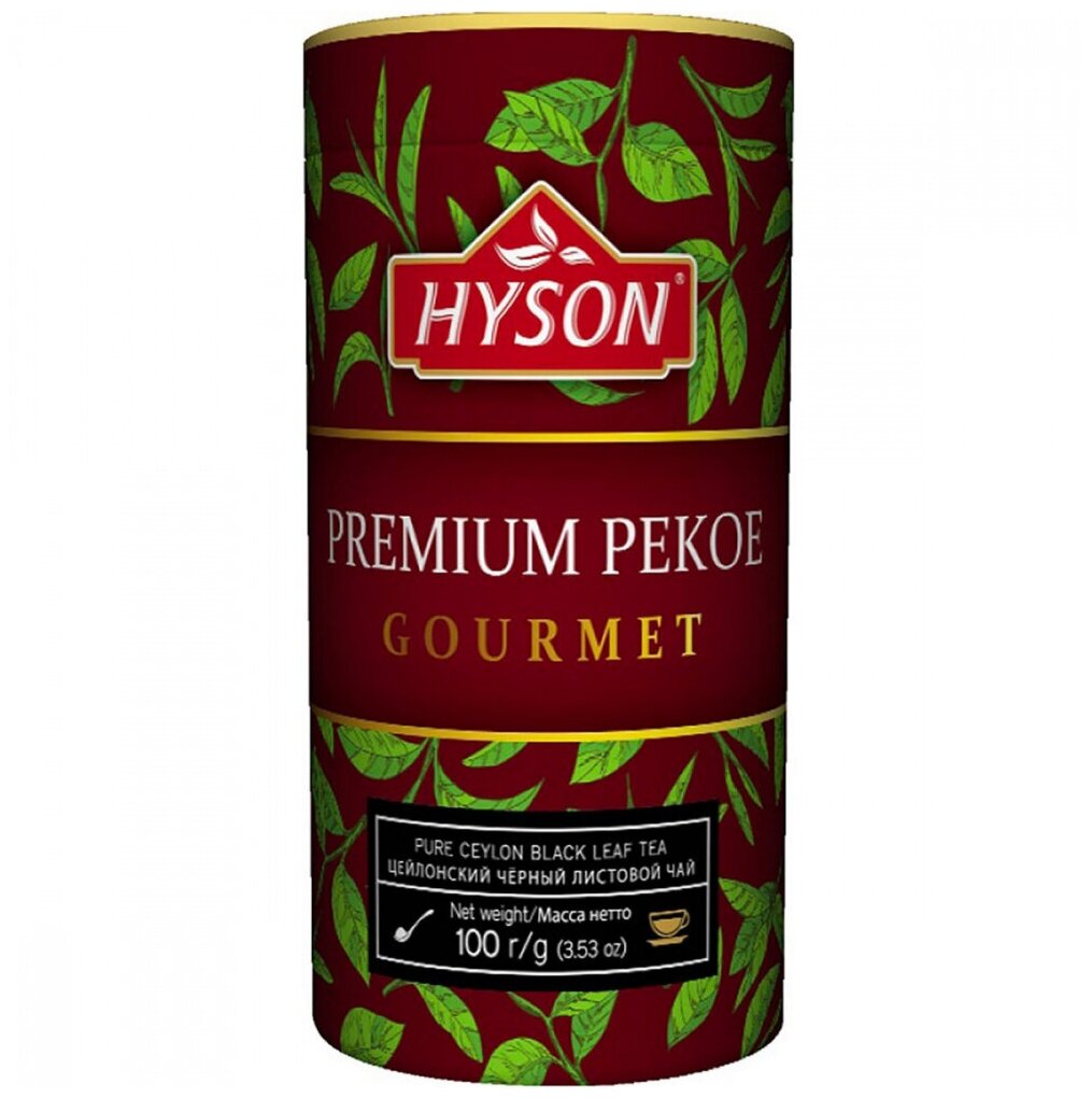 Чай черный крупнолистовой Hyson Premium PEKOE, 100 г - фотография № 4