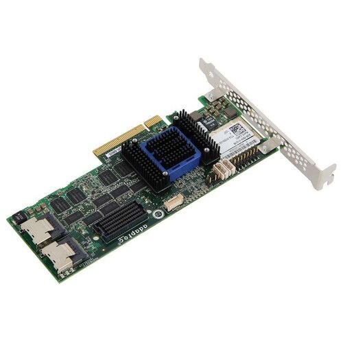 Контроллеры Adaptec Контроллеры Adaptec Контроллер Adaptec ASR-7805H PCI-E8x контроллер raid controller adaptec asr 2200s 64mb 2 channel 64mb cache ultra320 scsi pci x low profile lp