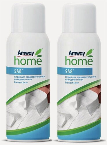 Изображение товара AMWAY набор: SA8 Спрей для предварительного выведения пятен / амвей спрей пятновыводитель 2 шт