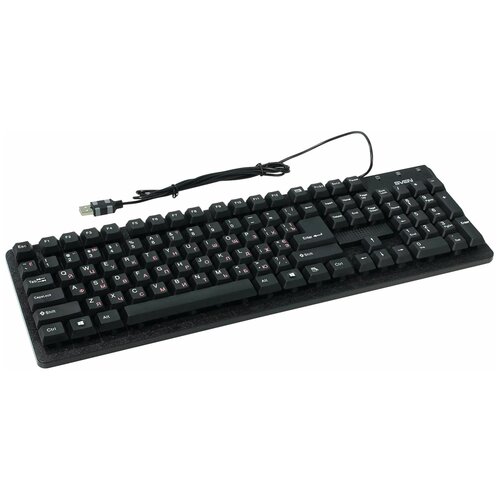 Клавиатура SVEN Standard 301, USB, 104 кнопки, черный (SV-03100301UB) клавиатура sven 301 standart белый