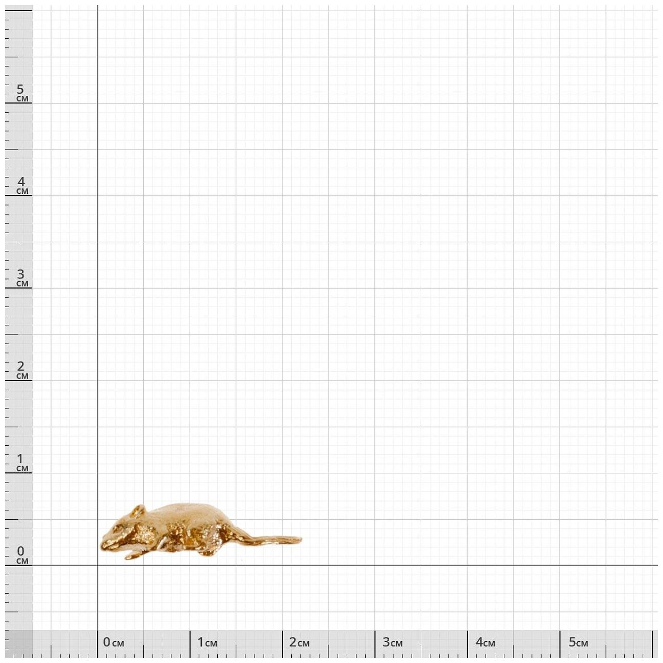 Талисман (кошельковый сувенир) Мышь 3,5х1 см - фотография № 6