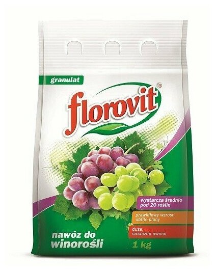 Удобрение "Флоровит"(Florovit) для виноградной лозы, 1 кг (мешок) - фотография № 6