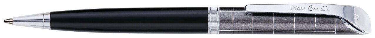 Ручка шариковая Pierre Cardin GAMME. Цвет - черный и серый. Упаковка Е или Е-1, PC0873BP