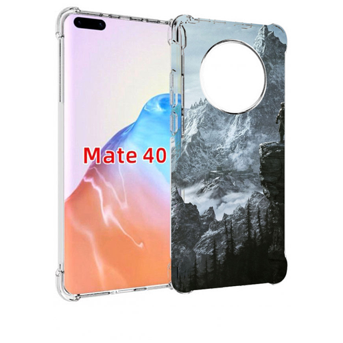 Чехол MyPads The Elder Scrolls V Skyrim для Huawei Mate 40 / Mate 40E задняя-панель-накладка-бампер чехол mypads the outer worlds для huawei mate 40 mate 40e задняя панель накладка бампер