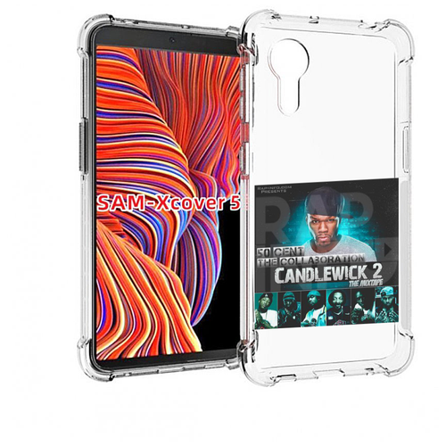 чехол mypads 50 cent candlewick для samsung galaxy xcover pro 2 задняя панель накладка бампер Чехол MyPads 50 Cent - CandleWick 2 для Samsung Galaxy Xcover 5 задняя-панель-накладка-бампер