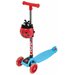 Самокат RIDEX Loop, детский, 3-колесный, 120мм, 70мм, голубой/красный [ут-00021190]