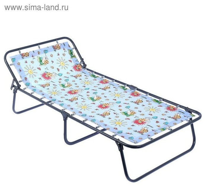 Кровать раскладная детская, 145×65×26 см, до 60 кг, рисунок микс - фотография № 8