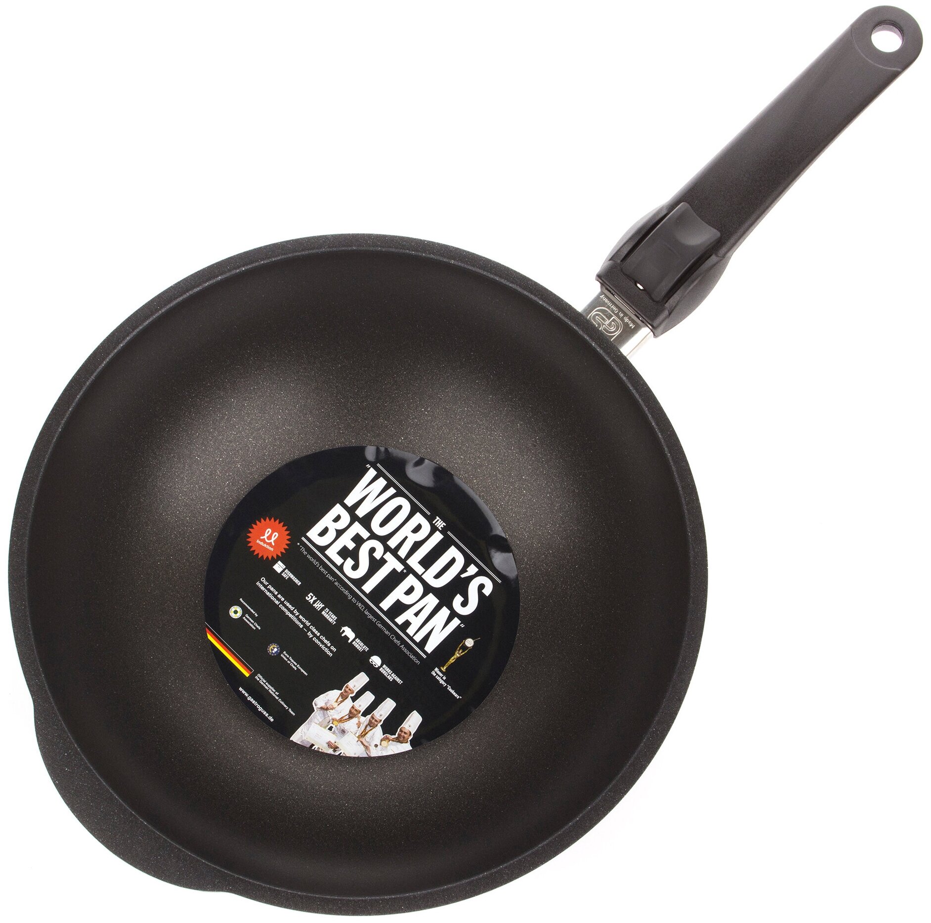 Сковорода-вок AMT Frying Pans 26см - фото №5