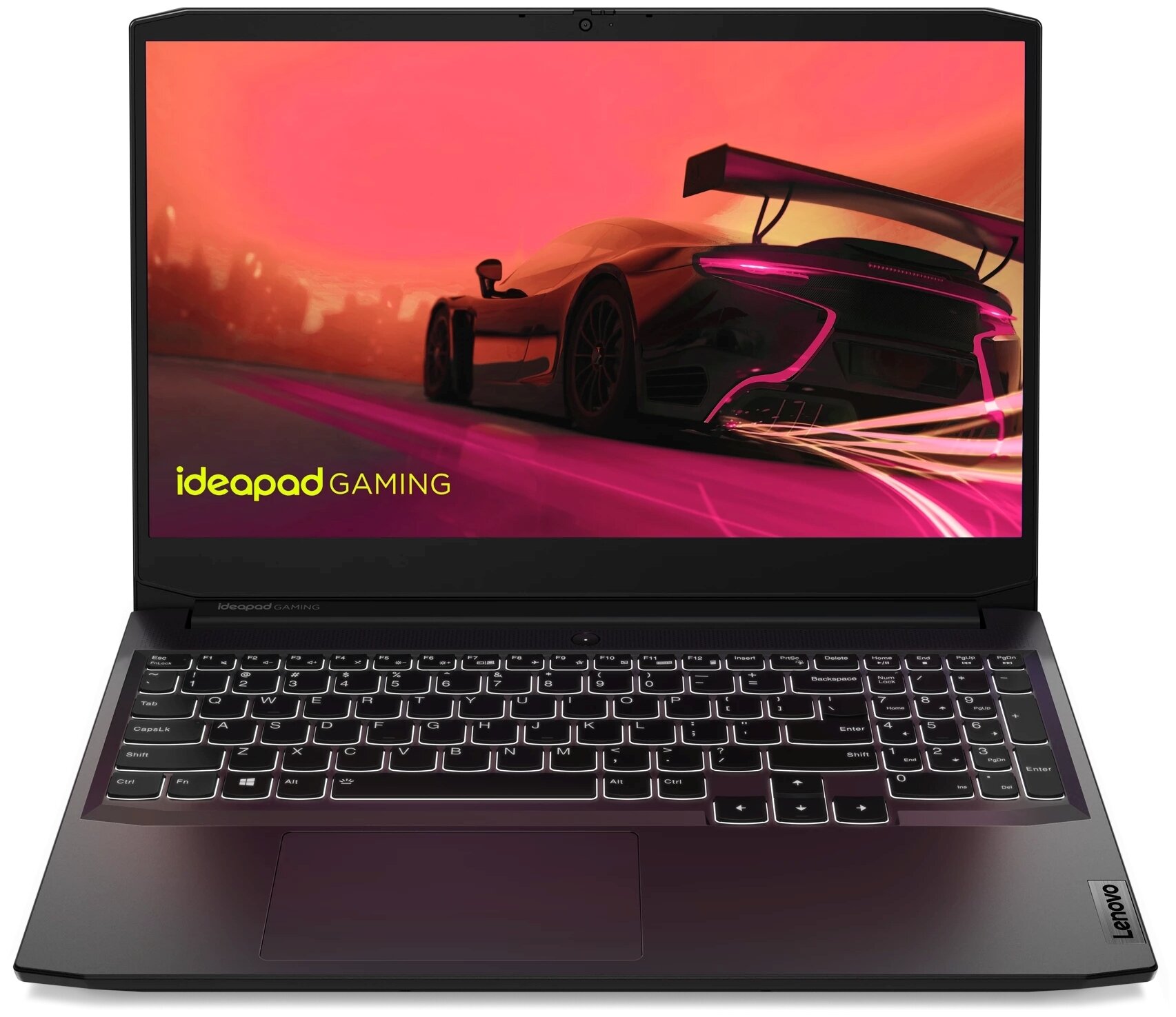 15.6" Ноутбук Lenovo IdeaPad Gaming 315ACH6 1920x1080, AMD Ryzen 5 5600H 3.3 ГГц, RAM 8 ГБ, DDR4, SSD 512 ГБ, NVIDIA GeForce RTX 3050 Ti, без ОС, черный