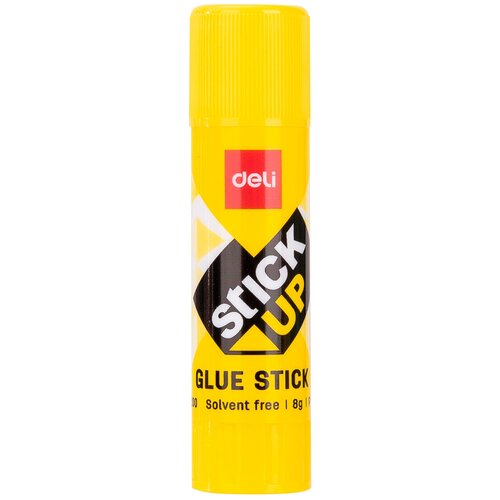 Клей Deli Клей-карандаш Stick UP 8гр корп. желтый ПВП дисплей картонный усиленный