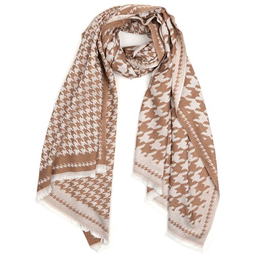 фото Шарф женский fabretti серый 180*70