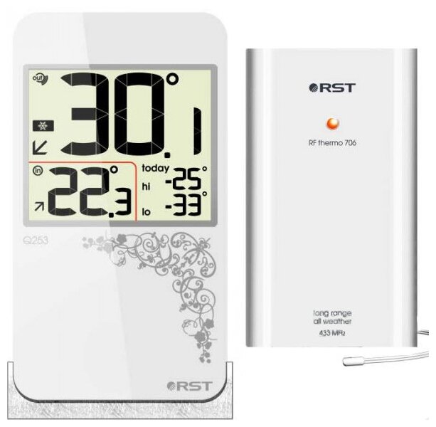 Термометр цифровой с радиодатчиком RST 02253 ( Q253 )