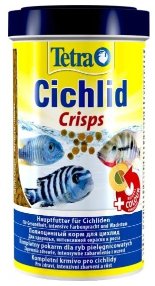 Корм основной для цихлид Tetra Cichlid Crisps 500мл. чипсы