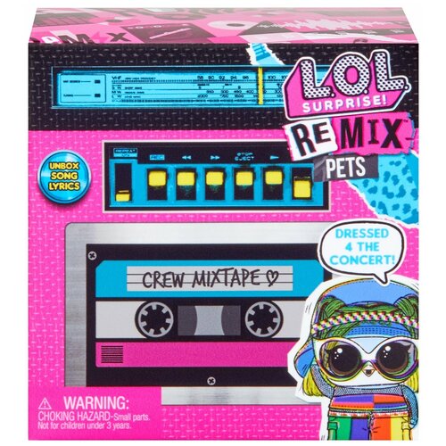 LOL Surprise Remix Pets питомец, L.O.L. Surprise игровой набор lol surprise питомец remix mga entertainment 567073