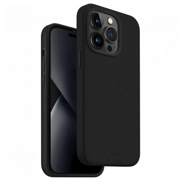 Чехол Uniq LINO для iPhone 14 Pro, Black (IP6.1P(2022)-LINOBLK)