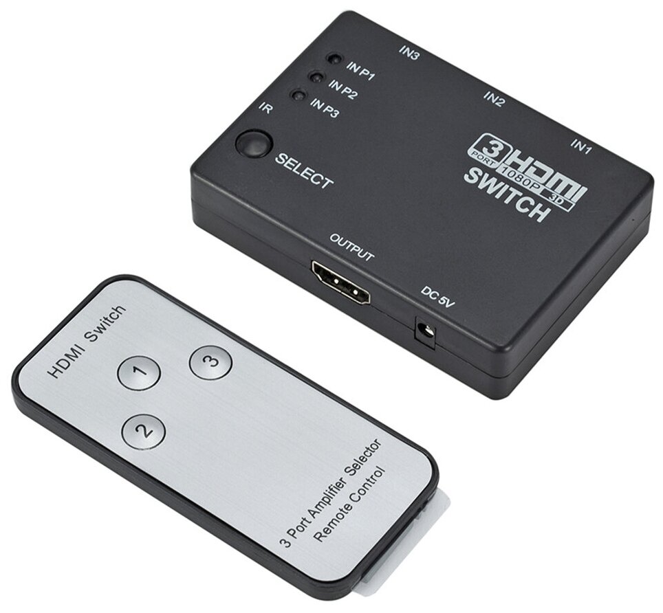 Свитч Palmexx 3HDMI*1HDMI (1080P, 3D, HDMI V1.4) с пультом ДУ