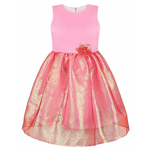 Розовое платье для девочки 82761-ДН18 30/122