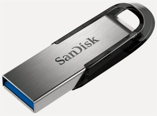 Изображение товара Флеш-накопитель Sandisk USB Flash Ultra Flair 3.0 128 Gb металл, серебро