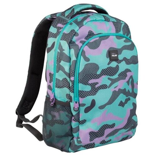 Рюкзак школьный Milan Turquoise Camouflage бирюзовый, 1147714