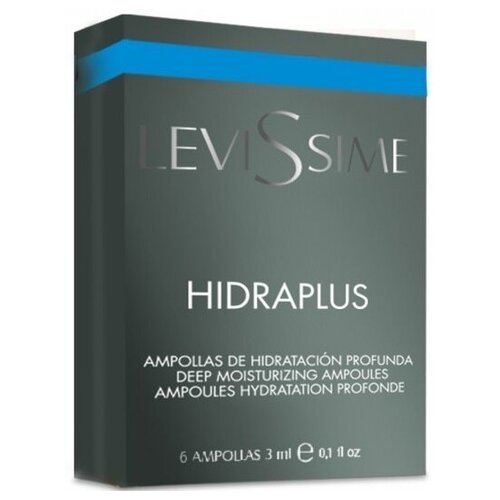 LEVISSIME Hidraplus Ревитализирующий комплекс, 6х3 мл.