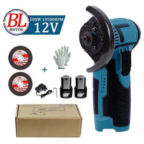 Аккумуляторная мини УШМ болгарка мини угловая шлифовальная машинка аккумуляторная шлиф машинка 2АКБ 416200₽