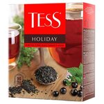 Чай в пакетиках черный Tess Holiday с чабрецом и ароматом черной смородины, 90 шт - изображение