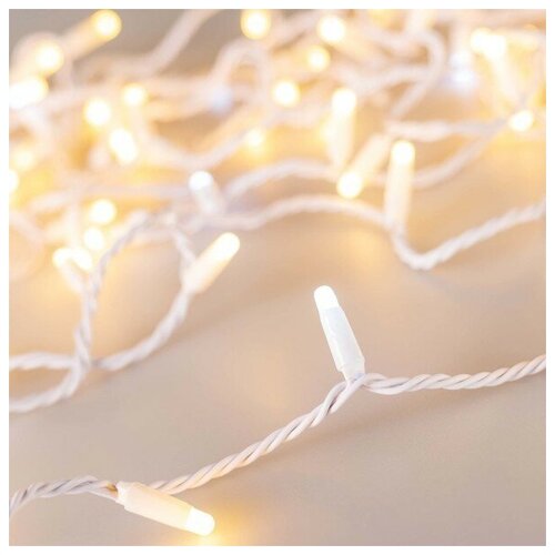 031205 Светодиодная гирлянда ARD-STRING-CLASSIC-10000-WHITE-100LED-MILK-FLASH Warm (230V, 7W) (Ardecoled, IP65)