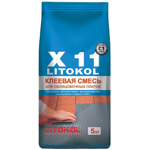 Клей для укладки плитки LITOKOL X11 EVO 5 кг клей для плитки litokol superflex k77 5 кг