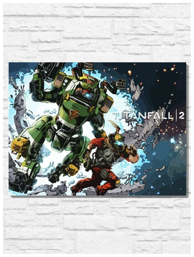 Картина по номерам на холсте игра Titanfall 2 (PS Xbox PC Switch) - 9991 Г 30x40