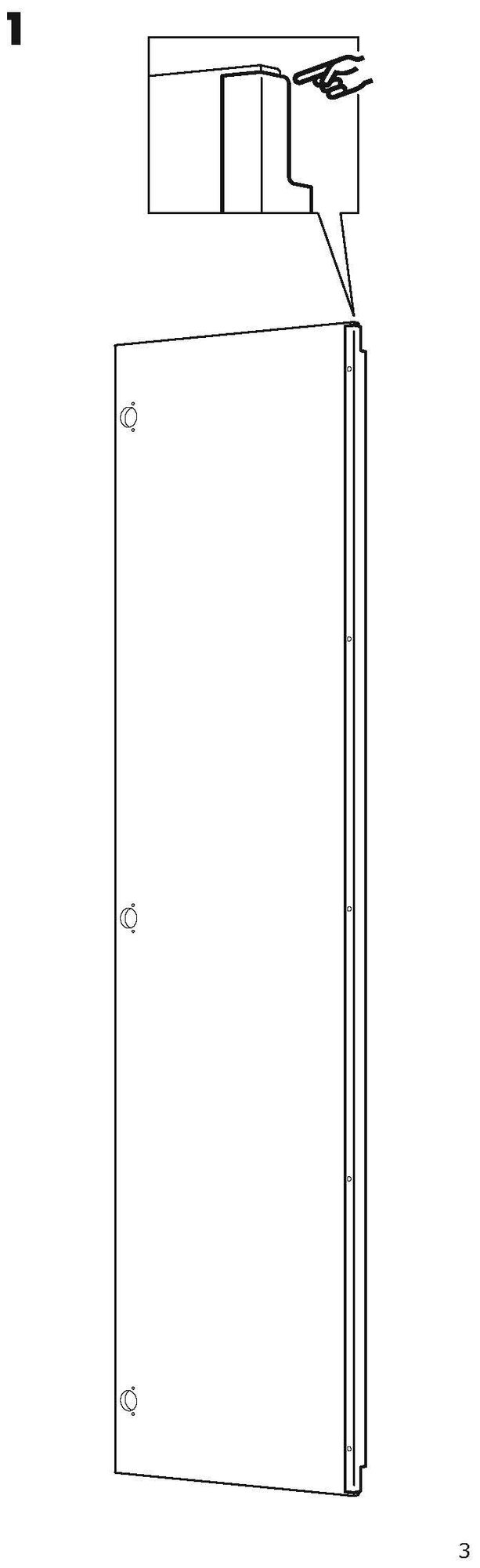 Ручки мебельные Ikea Blankett Икея Бланкетт 395мм, 2шт, арт.503.988.42 - фотография № 6