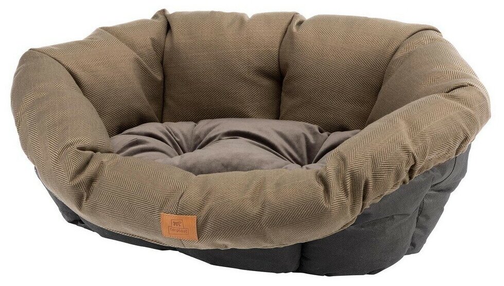 Запасная подушка для лежака Ferplast Sofa' 4 Tweed, коричневая, 64х48х25 см