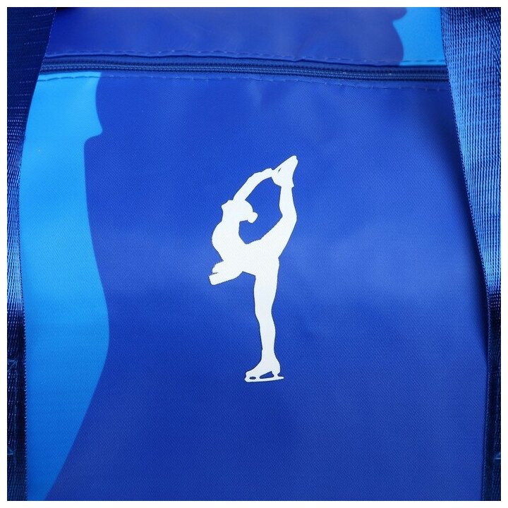 Сумка спортивная «RUSSIAN FIGURE SKATING», 47 x 28 x 24 см, синий - фотография № 6