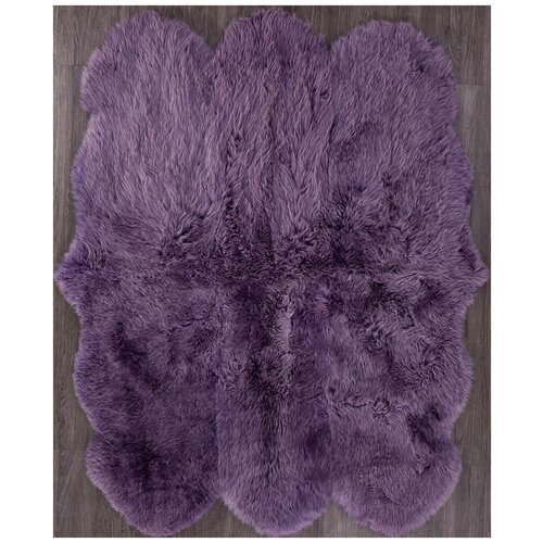 Ковер Sheepskin 150x190 - лиловый - Прямоугольник - коллекция Овчина Sheepskin 1.50x1.90