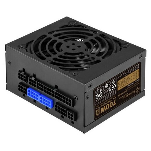 SilverStone Блок питания 700Вт SilverStone SX700-G SST-SX700-G v1.1 ATX12V V2.4 (20/24+4/8+6/8pin, вентилятор d92мм) + кабель питания (ret)