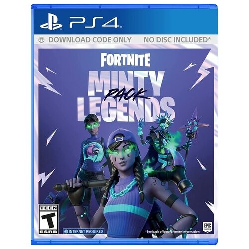 Игра для PlayStation 4 Fortnite Minty Legends Pack (код загрузки)