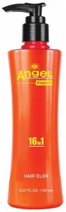 Фото Angel Expert Крем для волос 16 в 1 для защиты и блеска волос с дозатором Hair Elxr, 150 мл