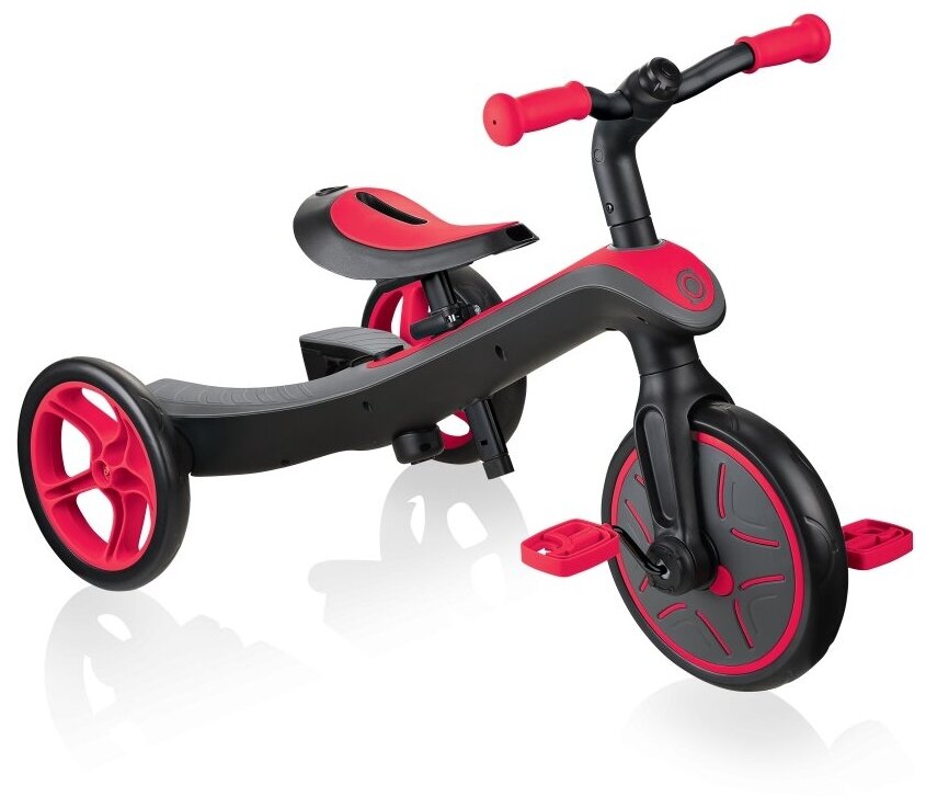 Детский велосипед Globber Trike Explorer (2 in 1), год 2020, цвет Красный