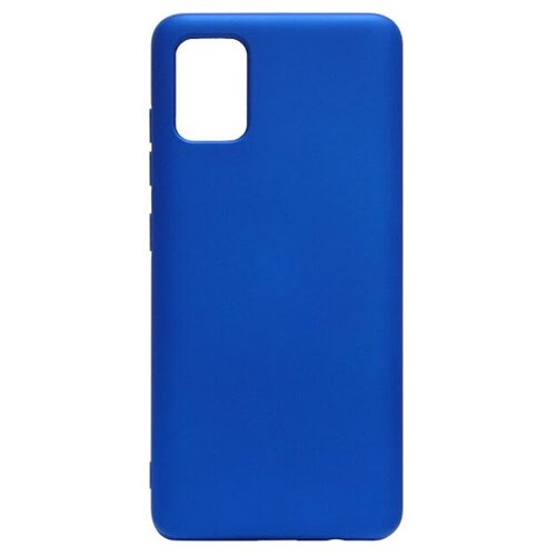 Чехол силиконовый для Samsung A31 Original Series синий
