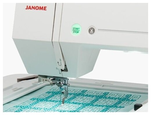 Вышивальная машина Janome Memory Craft 550E белый - фотография № 20