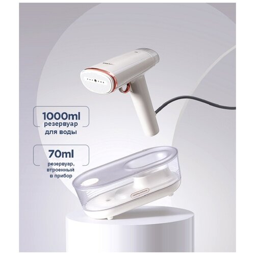 Утюг и отпариватель 4 в 1 с многочасовой бесперебойной работой Morphy Richards перламутровый 999000₽