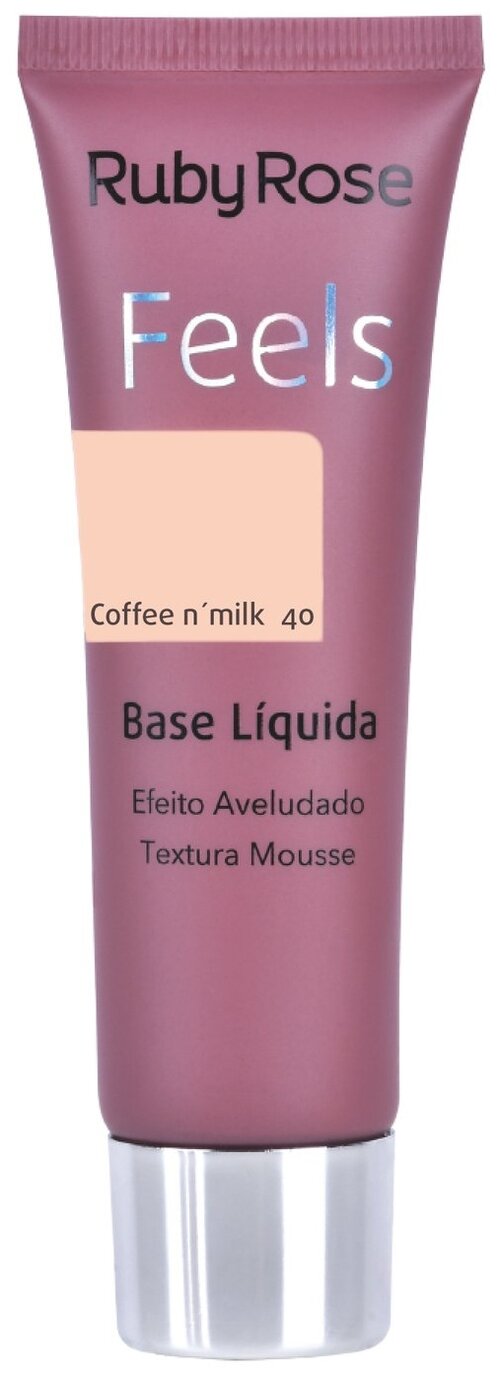 Ruby Rose Feels Base Liquida, 40 мл/36 г, оттенок: 40 coffee n’ milk