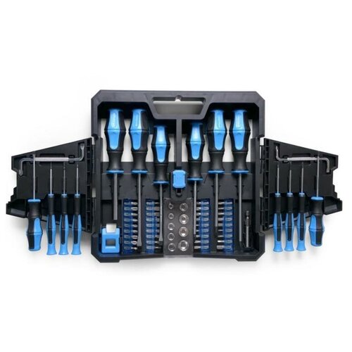 Набор отверток с битами 63 предмета серия мастер НБ-63 КВТ комплект 2шт 6308₽