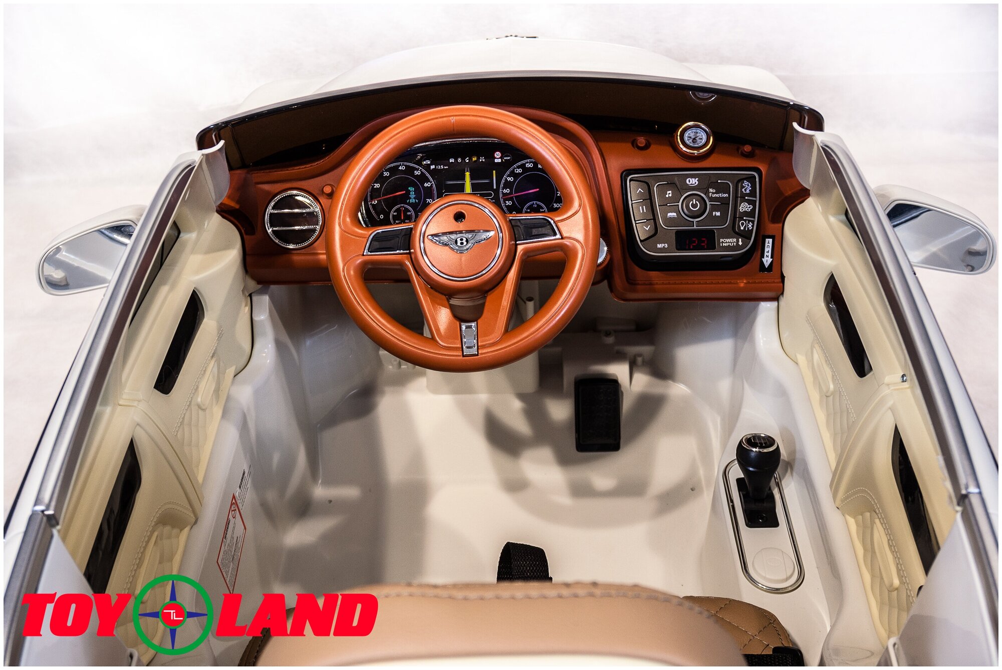 Электромобиль Toyland Bentley Bentayga, цвет: белый - фото №11