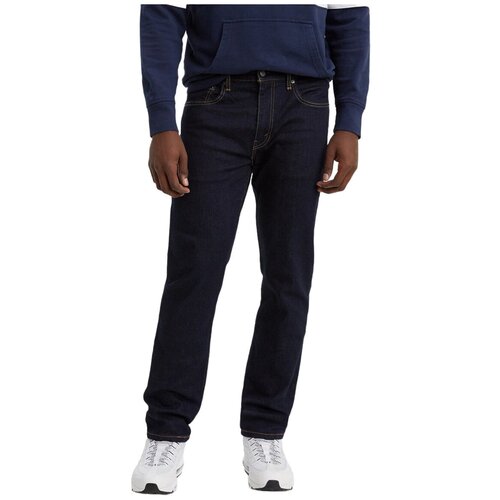 Джинсы зауженные Levi's, размер W33/L32, синий джинсы зауженные размер w33 l32 черный