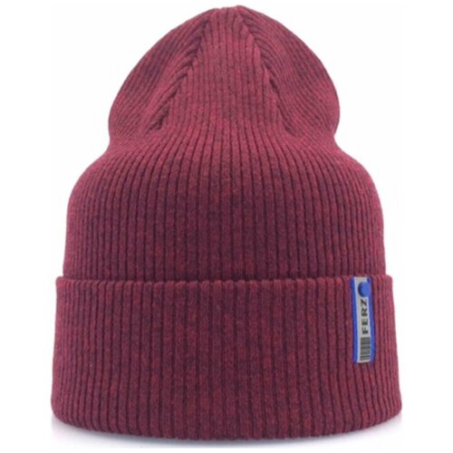 Шляпа бини Ferz, демисезон/зима, хлопок, размер 56-58, бордовый