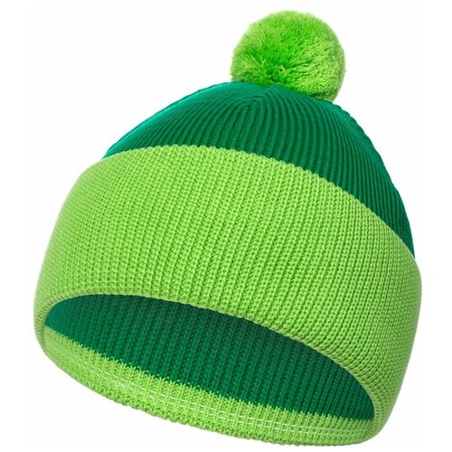 Шапка бини teplo, размер One Size, зеленый шапка бини vitacci размер one size зеленый